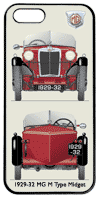 MG M type Midget 1928-32 Phone Cover Vertical